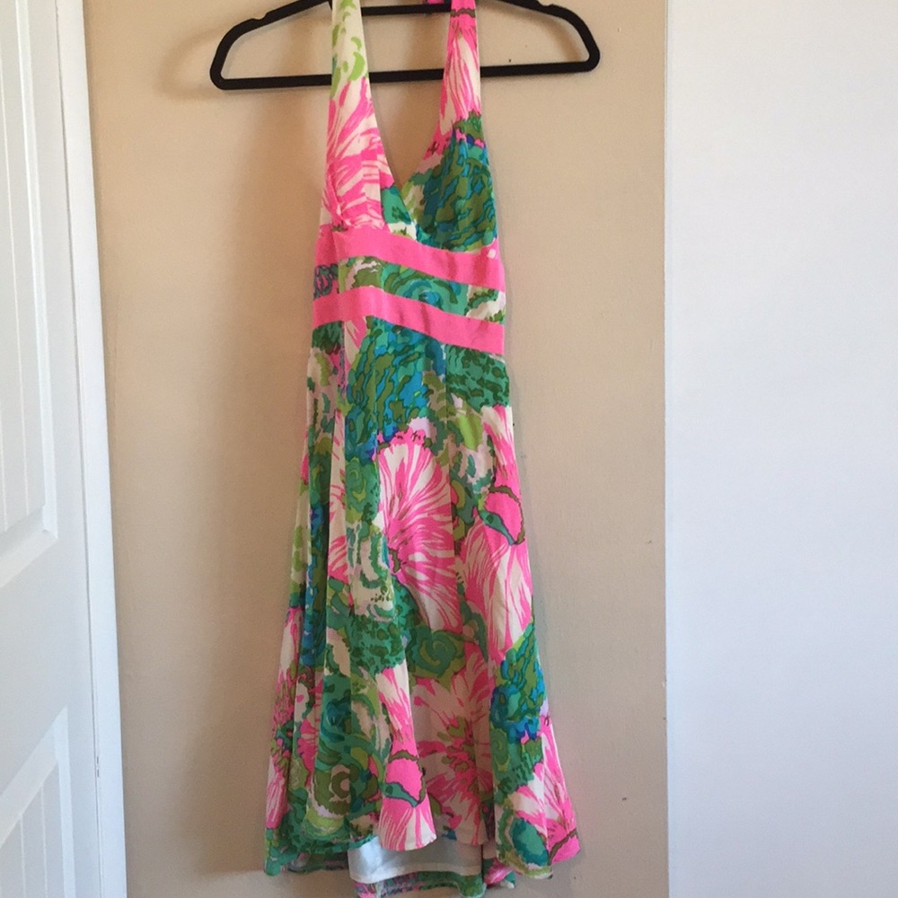 Nanette Lepore Floral Halter Dress